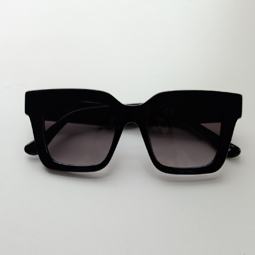 Black Oversized Square Sunglasses - Women Accessories